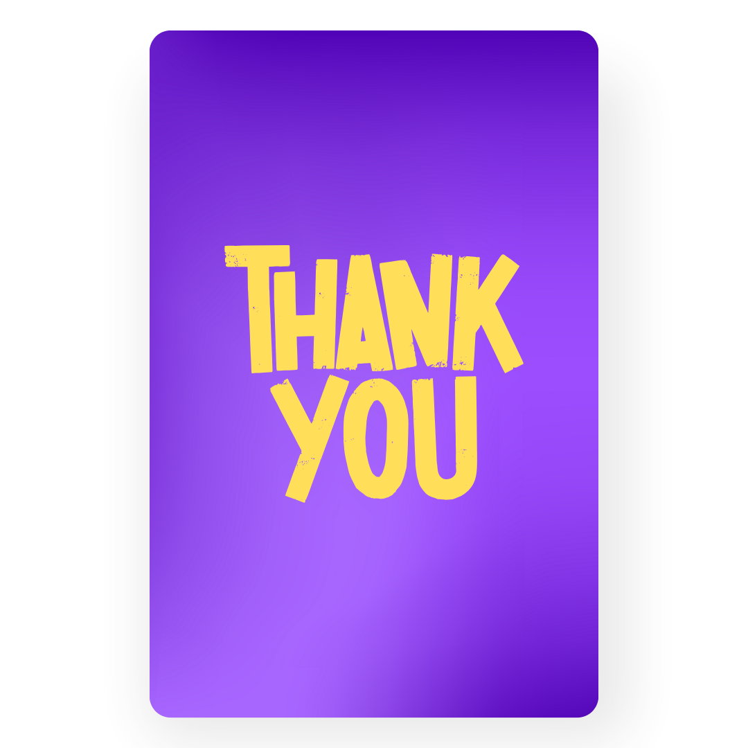 Giftcard | Thank you