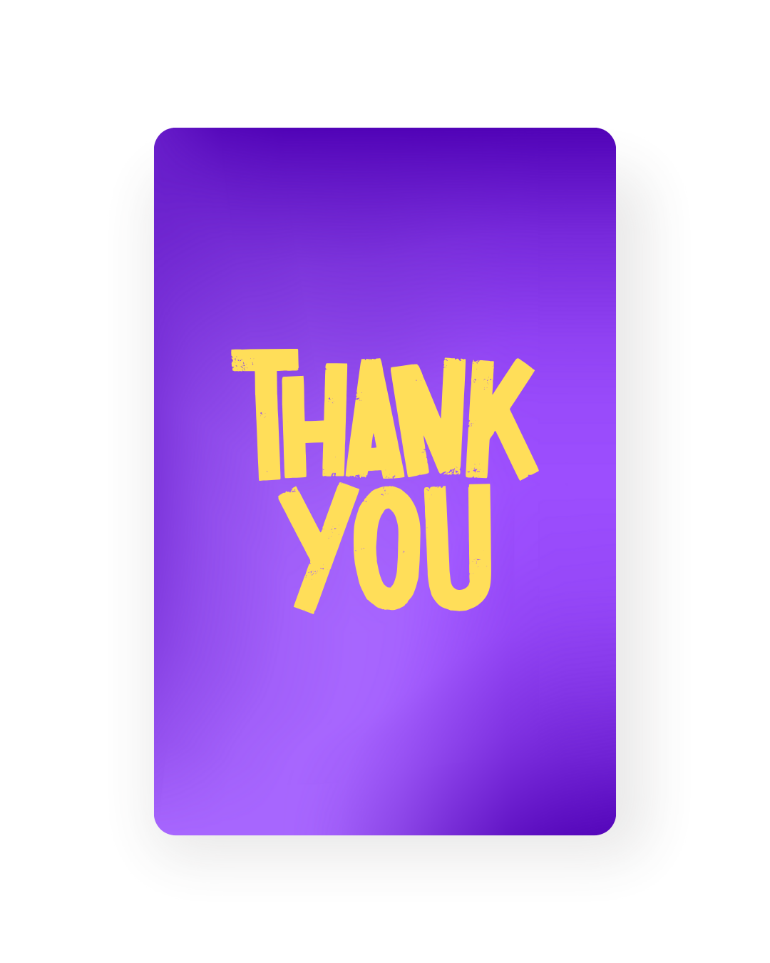 Giftcard | Thank you